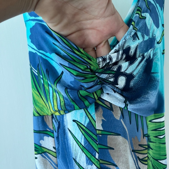 Jus d’Orange Paris Tropical Maxi Dress – Multicolor – Size Small - Picture 3 of 8